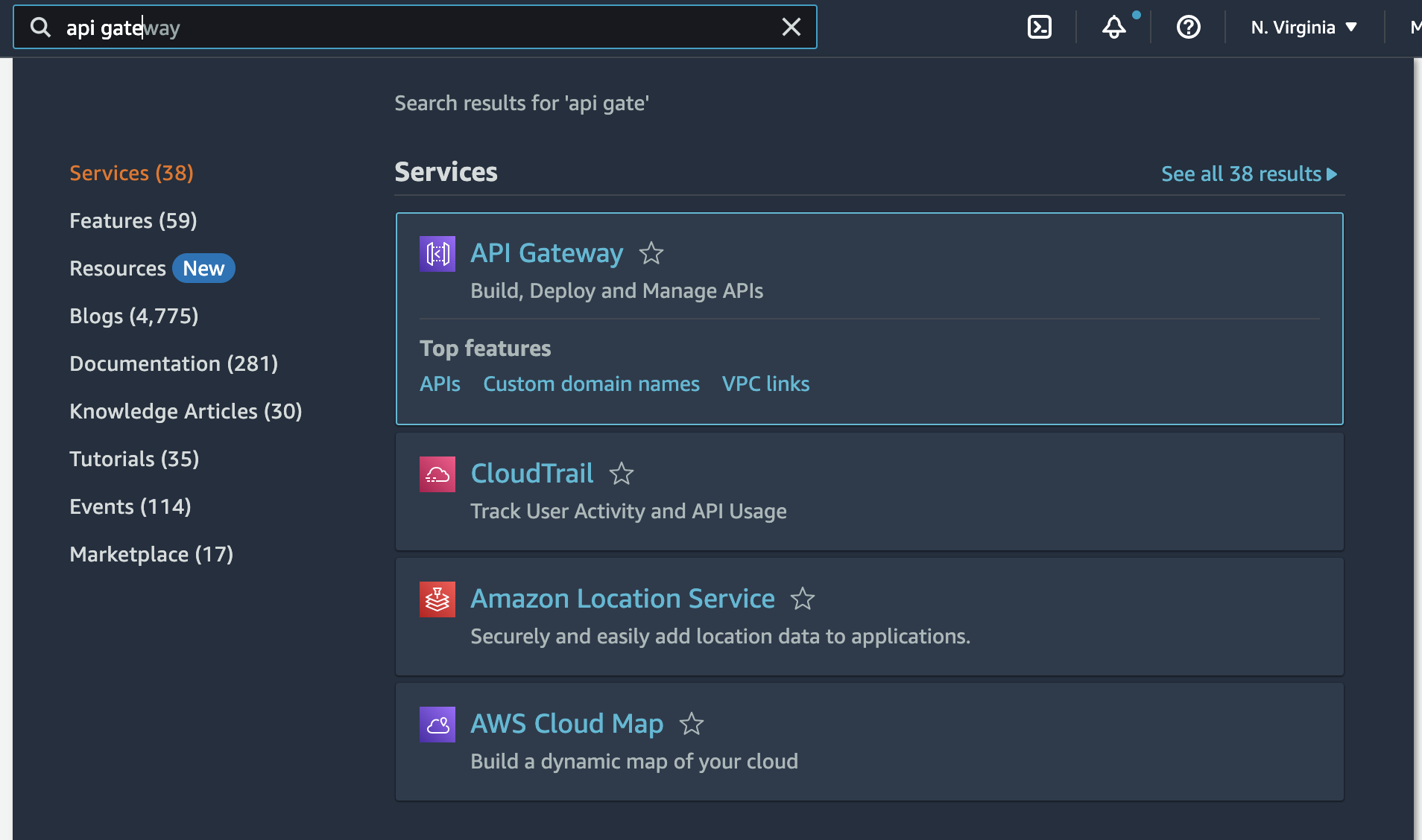 AWS 網關