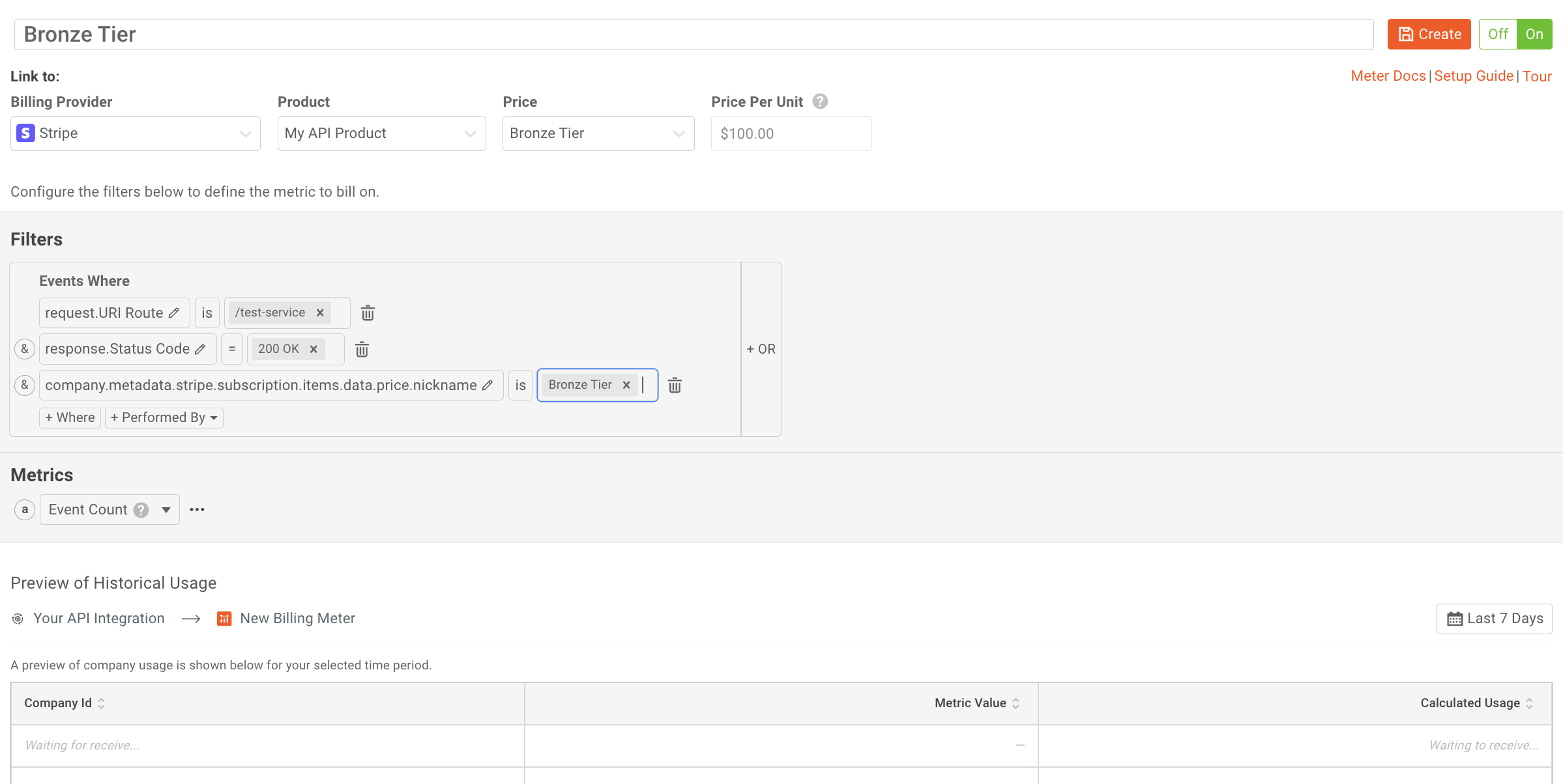 Bronze Tier Moesif Setup
