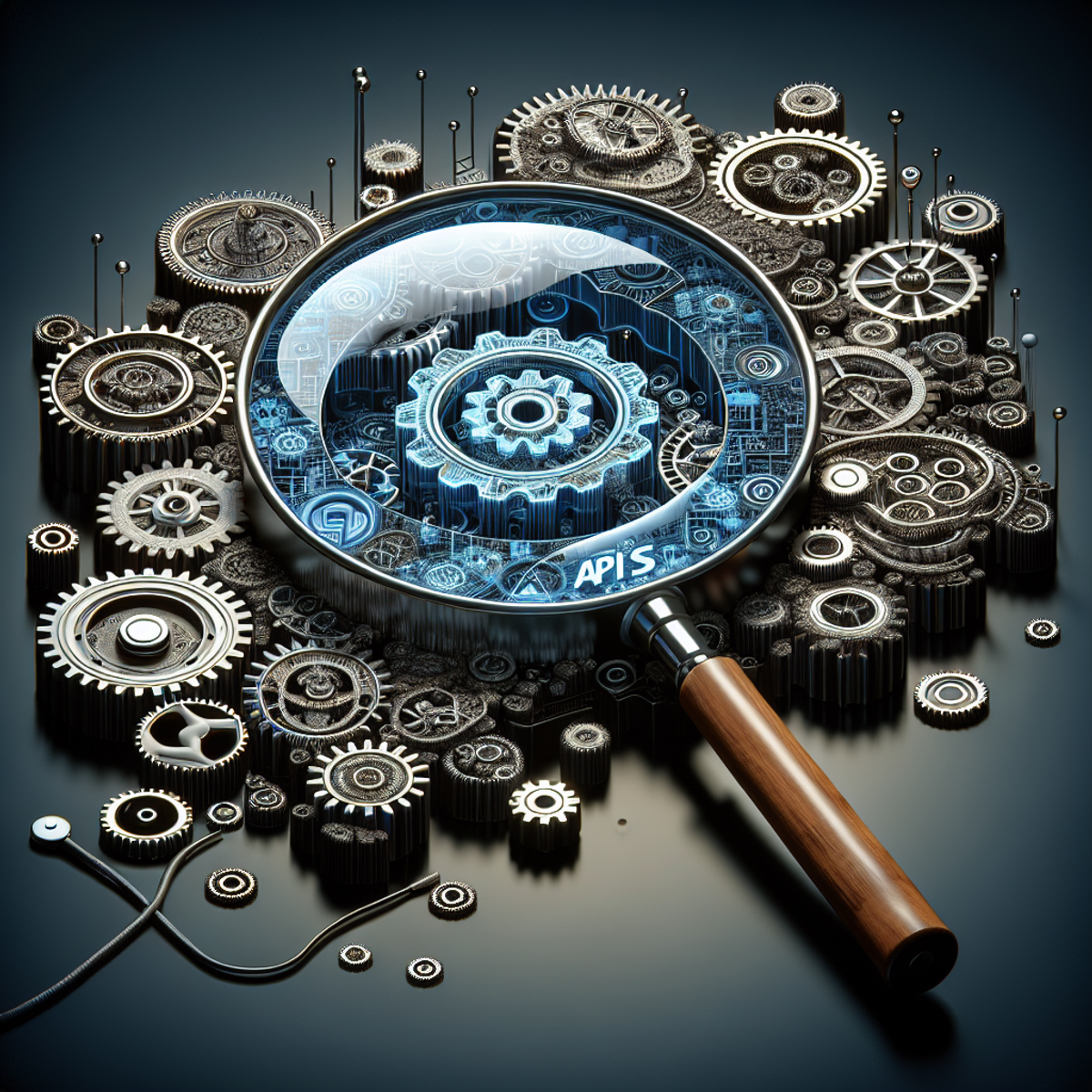 A visual representing representing API documentation, emphasizing its precision and clarity.