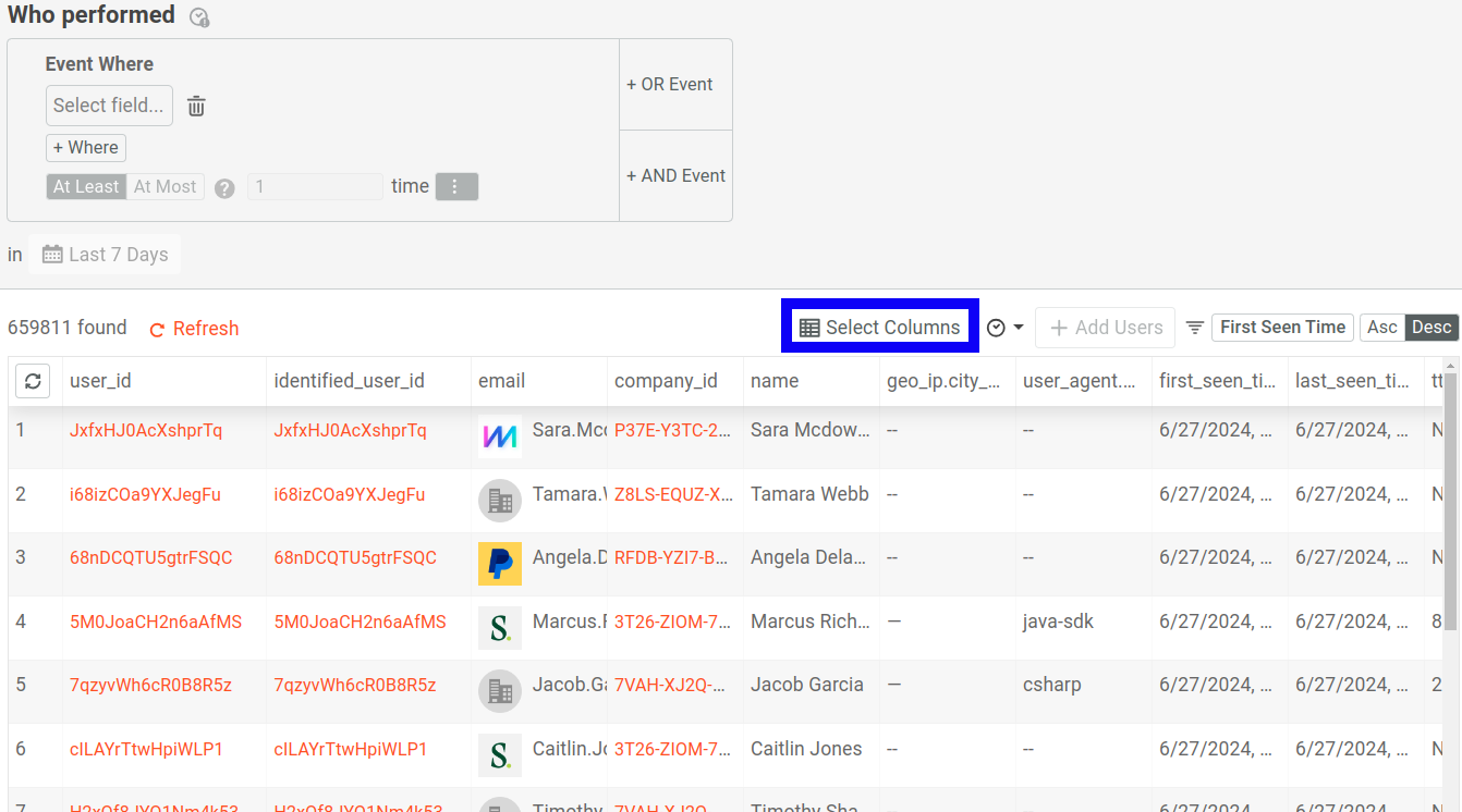 Using 'Select Columns' to display custom data fields in a Lookup table