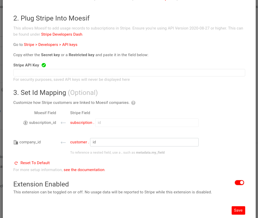 Creating a Billing Meter With Stripe | Moesif Docs