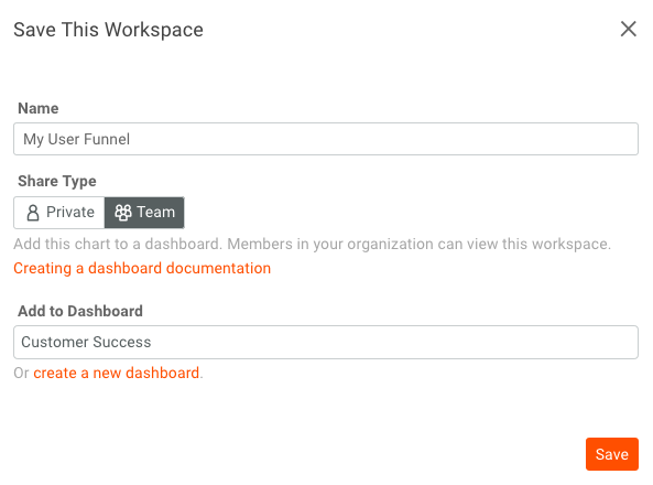save user funnel details with some input